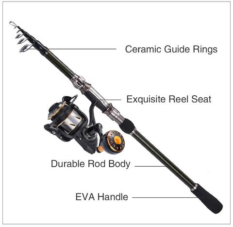 Buy Kastking Telescopic Fishing Rods - 2024 Deals